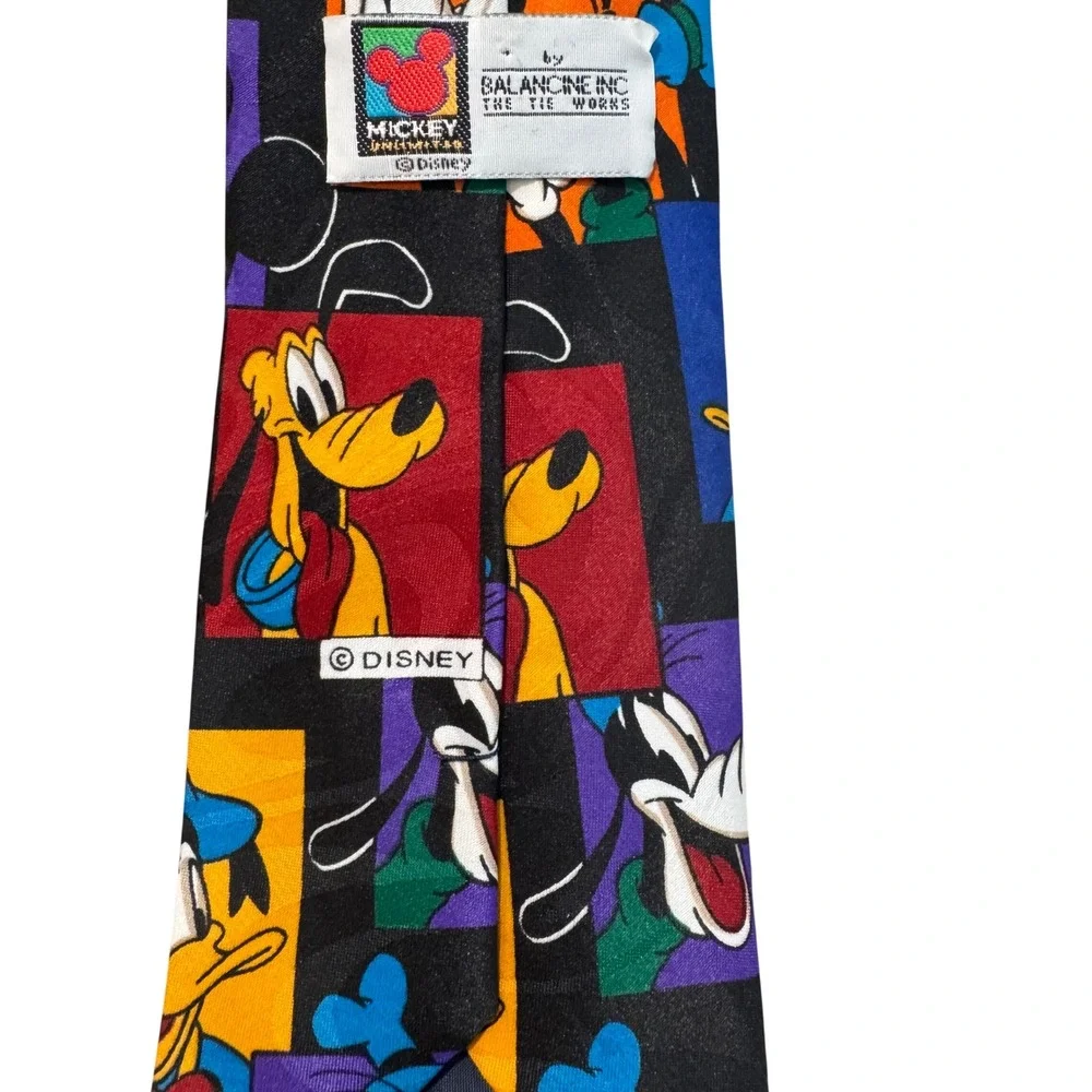Balancine Inc. Disney Necktie Mickey‎ Mouse Donald Duck Goofy